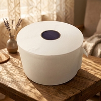 Papier toilette jetable en gros, imprimé sur mesure, 100% pâte de bois vierge, prix abordable, rouleau jumbo