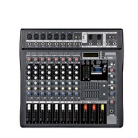 Console de mixage karaoké professionnelle de haute qualité, interface audio USB, console DJ avec construction métallique, 8/12/16 canaux, 99 effets DSP