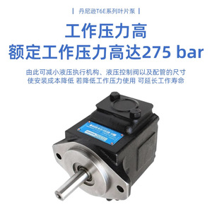 Denison Hydraulic Vane <b>Pump</b> T6E Series High Pressure Dual Vane 350 <b>Bar</b> Single Stage - Product Image 3