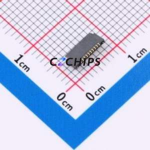CAX-AFC42-10XMB-H1.0 FFC/FPC Connector SMD,P=0.5mm,Connector Flip Cover Type Double Side Contact / Top Bottom Contact 10P 0.5mm - Product Image 2