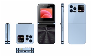 Telefono Cellulare <span class=keywords><strong>Mini</strong></span> Pieghevole I16 Pro con Dual SIM 2G GSM, Composizione Rapida, Lettore Video, Cambio Voce, Jack da 3,5mm, Radio FM - Product Image 6