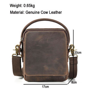 กระเป๋าหนังวัวแท้ AndoBag รุ่น Crazy Horse สำหรับผู้ชาย กระเป๋าสะพายข้าง กระเป๋าถือสไตล์วินเทจ รุ่น 1369 - Product Image 4