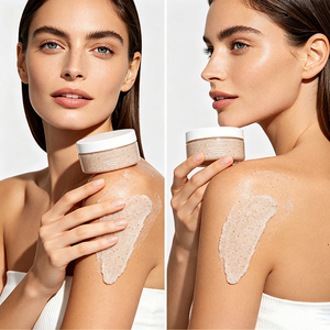 Poudre exfoliante <span class=keywords><strong>au</strong></span> sucre noir en verre, faite à la main, à l'aloe rouge, en mini emballage en rotin, pour le visage, style coréen, en cubes, MOQ, en <span class=keywords><strong>kilo</strong></span> - Product Image 6