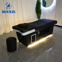 Fauteuil de massage thaïlandais professionnel moderne MOOLIN avec revêtement en cuir PU imperméable pour salle de bain