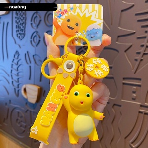 Wholesale Soft PVC <b>Anime</b> Design Luxury Milk Dragon Coin Holder <b>Keychain</b> UV Printed Lightweight Waterproof Men's Women's - Product Image 2