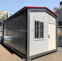 conteneur à toit plat portable Panneaux sandwich modulaires Bâtiment de bureaux de jardin pour entrepôt temporaire extérieur