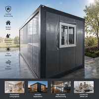 Maison Modulaire Préfabriquée Extensible, Maison Pliante Préfabriquée, Conteneur Modulaire Préfabriqué en Kit, Mini-Maison