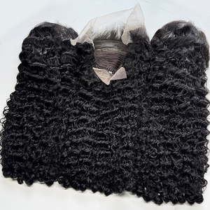 Peluca de Cabello Humano Rizado Birmano con Encaje Transparente, Color Natural, Rizos Suaves y Abundantes, Línea de Cabello Natural - Product Image 2