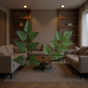 Artificial Persian Leaf Greenery 7-Forked Small 12Pcs Pack Decorative Plant Leaves - Product Image 2