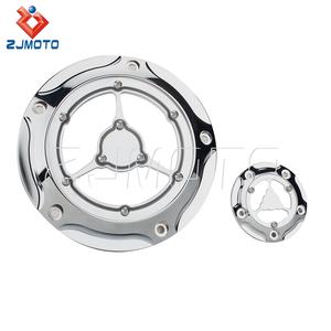 Мотоциклетный Дерби, крышка сцепления двигателя с таймером, алюминиевый корпус для Harley Touring Street Glide Low Rider Dyna Softail Custom Fat boy - Product Image 4