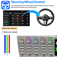 Radio Estéreo para Auto con Reproductor de CD Integrado 2DIN para Camry 2007-2011, Apple CarPlay y Android Auto Inalámbricos para el Tablero
