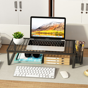 Laptop Stand Metal Cooling Pad Screen Support <b>Desktop</b> Monitor <b>Riser</b> For Laptops - Product Image 2