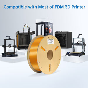 1kg Netweight Impresión 3D 1kg 1,75mm Color dorado Nuevas varillas de plástico de moldeo superior Varillas de plástico dorado PLA-F 330m de longitud - Product Image 5