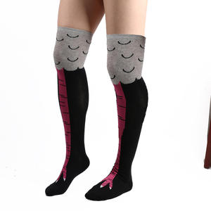 Fashion Cosplay Novelty Funny <strong>Chicken</strong> <strong>Feet</strong> Print Knee-High Stocking Women Animal Paws <strong>Socks</strong> - Product Image 5