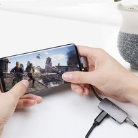 Adaptateur pour écouteurs CAS02, prise casque 3,5 mm et port de charge Type C, séparateur d'écouteurs 2 en 1 pour smartphones USB C, PC