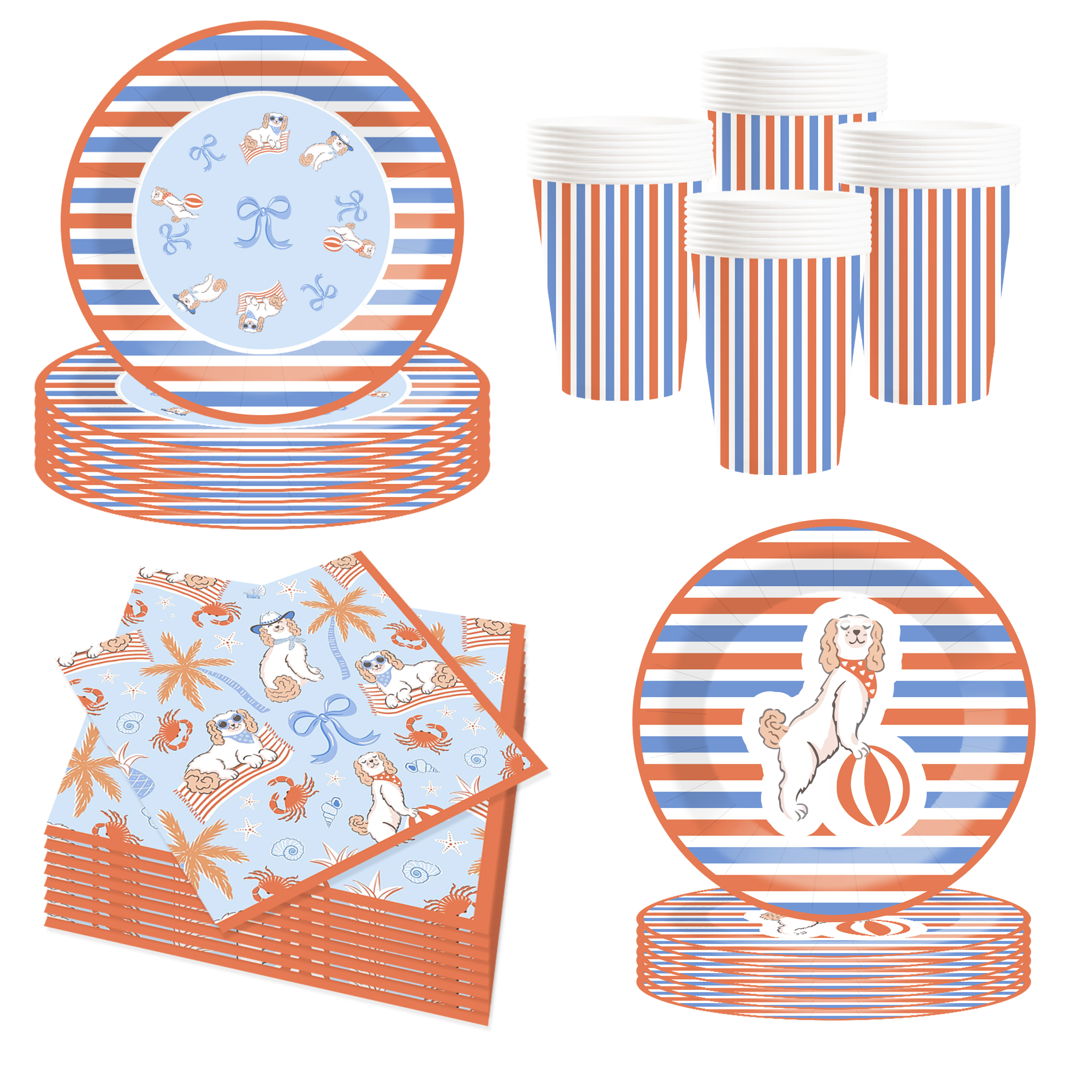 Juego de vajilla para 10 comensales