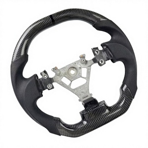 Volant en fibre de carbone personnalisé pour Nissan Patrol Y61 Maxima Sentra Altima, pièces intérieures de voiture, <span class=keywords><strong>prix</strong></span> d'usine en gros - Product Image 3