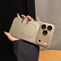 Coque magnétique ultra-fine électroplaquée pour iPhone 17 Air 16 15 14 13 Pro Max – Transformez instantanément votre appareil en modèle 18