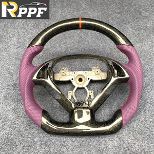 Volant en fibre de carbone et cuir véritable RPPF, meilleures ventes d'usine, pour <span class=keywords><strong>Infiniti</strong></span> 2007-2015 <span class=keywords><strong>G37</strong></span>/G37x Sedan/G25/Q40 - Product Image 1