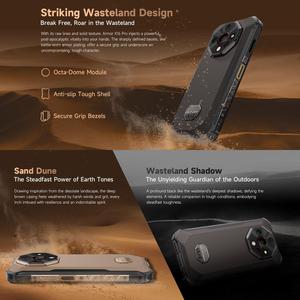 Ulefone Armor X16 <span class=keywords><strong>Pro</strong></span> 5G โทรศัพท์มือถือสุดแกร่งพร้อมระบบมองเห็นในเวลากลางคืน 8GB+256GB สีทราย - Product Image 6