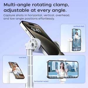 Trípode <span class=keywords><strong>FUNSNAP</strong></span> X96 de 1.8m con Apertura Automática, Control Remoto Inalámbrico, Soporte para Teléfono, Palo Selfie, Trípode Móvil - Product Image 6