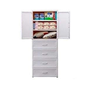 Design moderno bambino in plastica a 5 livelli armadio portaoggetti armadietto a <span class=keywords><strong>doppia</strong></span> porta con stile cartone animato per mobili camera da letto - Product Image 3