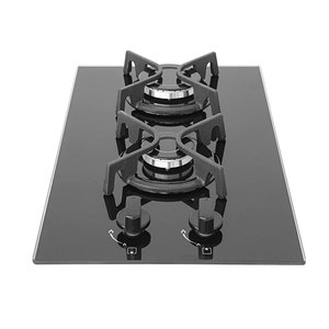 Certificación CE SAA estufa de <span class=keywords><strong>gas</strong></span> <span class=keywords><strong>butano</strong></span> superficie de vidrio templado 30cm <span class=keywords><strong>encimera</strong></span> de <span class=keywords><strong>gas</strong></span> Doble - Product Image 3
