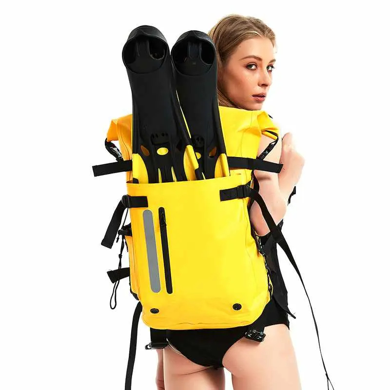 NOUVEAU NATURE Sac de plongée en apnée étanche Kayaking Dry Backpack Kayak Boat Sack Gear Backpack Waterproof Dry Bag