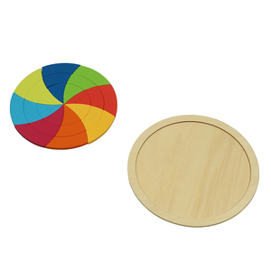 CH009 Cầu Vồng Khối Chất Liệu Montessori Đồ Chơi Bằng Gỗ Montessori Giáo Dục Thiết Bị Khối - Product Image 6