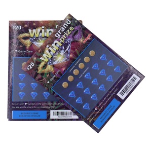 Billets de loterie à gratter très demandés – Impression de cartes à gratter pour jeux de loterie - Product Image 1