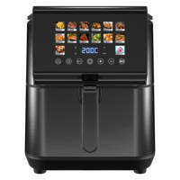Nouveau modèle 2026 Friteuse à air numérique intelligente en acier inoxydable 9L, OEM ODM, avec logo personnalisé, Appareil électroménager