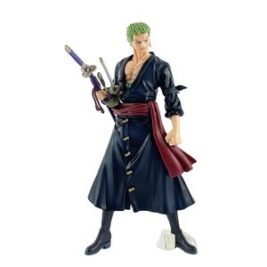 Anime ONE PIECE Figure Roronoa Zoro Action Figure Joints Movable Heroes DIY Assemble Model PVC Figurine