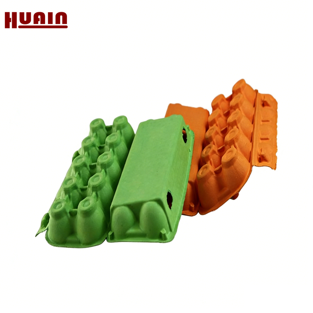 Hot Sale Factory Wholesale Biodegradable Dyeing Recycle Pulp Packaging Egg Box