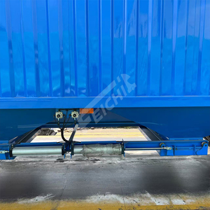 Feichi 3 Axle Grain Cart Remolque Cacahuete Trigo Cereales Transporte Tolva Bottom Grain Trailer - Product Image 3