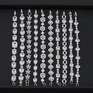 Jxx Factory Wholesale Fashion Jewelry Couple <b>Bracelets</b> Ladies Adjustable <b>Cubic</b> <b>Zirconia</b> Tennis <b>Bracelet</b> for Women - Product Image 1