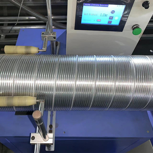 Hvac bán cứng nhắc tinh khiết nhôm thép không gỉ vòng xoắn ốc Flex ống hình thành máy cho nhiệt độ cao ống khói lót ống dẫn khí - Product Image 2