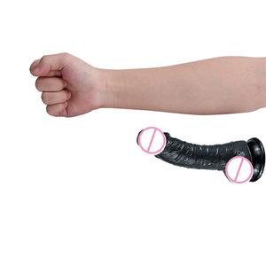 Großhandel Erwachsenenindustrie Realistischer Großer Schwarzer <span class=keywords><strong>Dildo</strong></span> für Frauen & Männer Sicheres Sexprodukt - Product Image 1