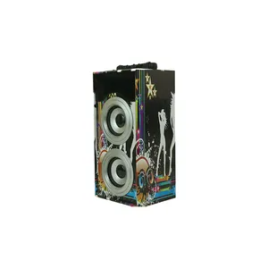 Op Maat Gemaakte Professionele Draadloze Draagbare Box Speaker Hifi Oplaadbare Box Music Barrel Luid Speaker