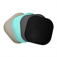 Tapis de gamelle carré en silicone réutilisable, écologique, imperméable et lavable pour petits animaux : confort et hygiène