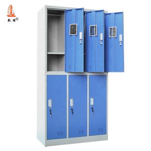 Meubles en métal, armoire à vêtements suspendue à 6 portes, <span class=keywords><strong>casier</strong></span> scolaire en métal - Product Image 1
