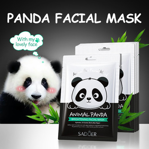Mascarilla Facial Hidratante SADOER OEM ODM, Mascarilla Facial con Diseño de Animales Lindos como Panda, Tigre y Perro para el Cuidado de la Piel - Product Image 1