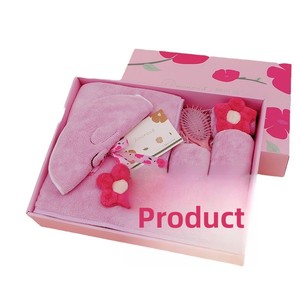 Set di <span class=keywords><strong>asciugamani</strong></span> in pile corallo per adolescenti, con motivo girasole e bordi rifiniti, tre pezzi, morbidi e assorbenti, ideali come regali aziendali per ragazze, set regalo aziendale. - Product Image 3