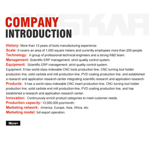 Per DESKAR CNMG120404-CQ LF9018 inserto esterno in carburo di tornitura per acciaio inossidabile personalizzabile OEM & CVD per tornio utensile - Product Image 5