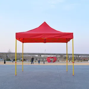 לוגו פרסום חיצוני 10 x 10 אוהל חופה אירוע תערוכה מרקיזה גזיבו חופה מוקפץ אוהלים מודפסים בהתאמה אישית