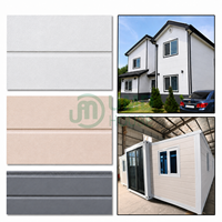 Panneau de bardage métallique décoratif avec âme en mousse PU pour l'extérieur des maisons conteneurs