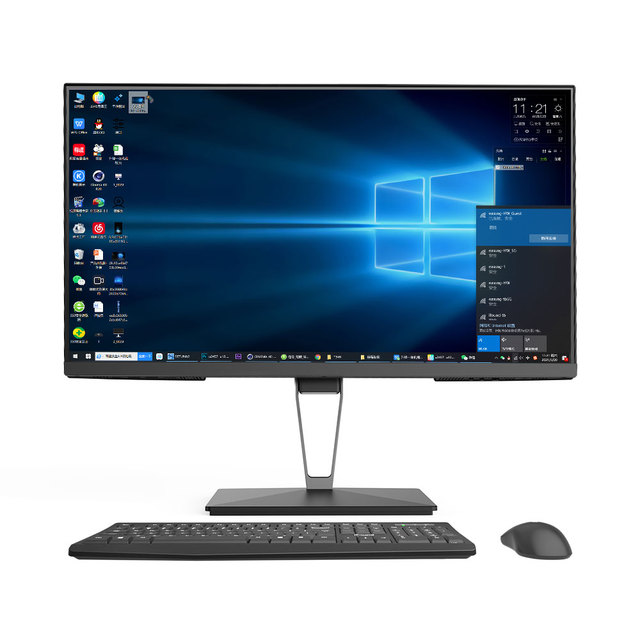Aio Pc 23.8 Inch Custom Logo Oem Desktop Computer 4-13th Gen Intel Core I3 I5 I7 I9 Full Set Gaming Business All in One Pc
