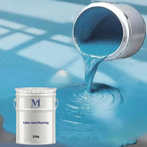Tự san phẳng <span class=keywords><strong>epoxy</strong></span> màu cát lớp phủ sàn chống trầy xước chống thấm nước chống bụi Tính năng lớp phủ đá cẩm thạch lỏng - Product Image 4