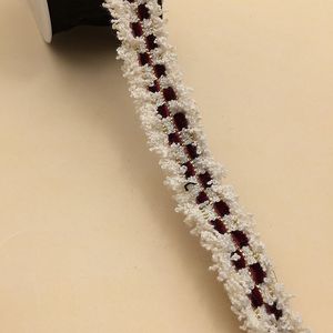 Ruban tricoté en dentelle à franges de coton de style coréen pour accessoires DIY, poignets de manteau, lacets de chaussures et garnitures de chapeaux - Product Image 4