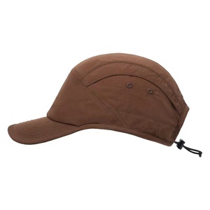 Casquettes de sport vierges pour hommes et femmes Casquettes de course sur sentier en polyester à séchage rapide pour adultes Casquettes de camp à 5 panneaux Casquettes de golf solides Personnalisez votre logo - Product Image 2