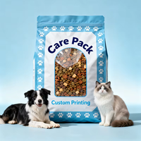 Sachet Doypack Personnalisé Anti-humidité avec Fermeture Éclair pour Aliments pour Animaux (Friandises pour Chats) 1,5kg-9kg, Matériau PE, Scellage Durable